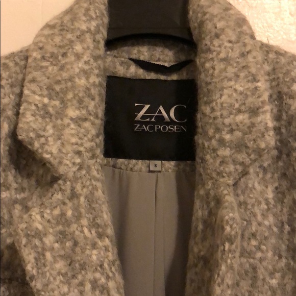 Zac Posen Giselle Wool Blend Coat - Picture 5 of 6